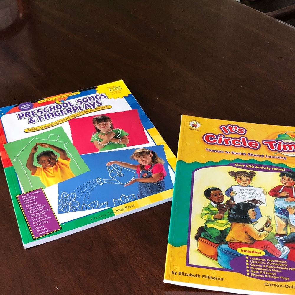 Colorful Kids Activity Books Set